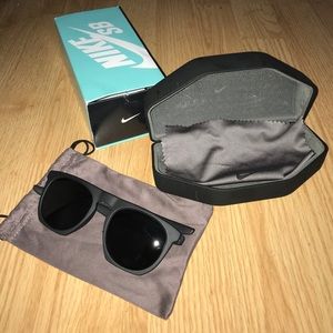 Nike Flatspot Matte black sunglasses